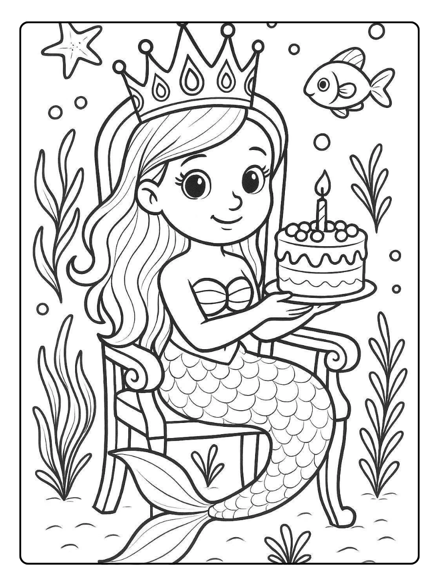 Coloriage Ariel à colorier