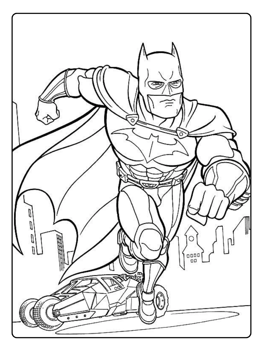 Coloriage Batman à colorier