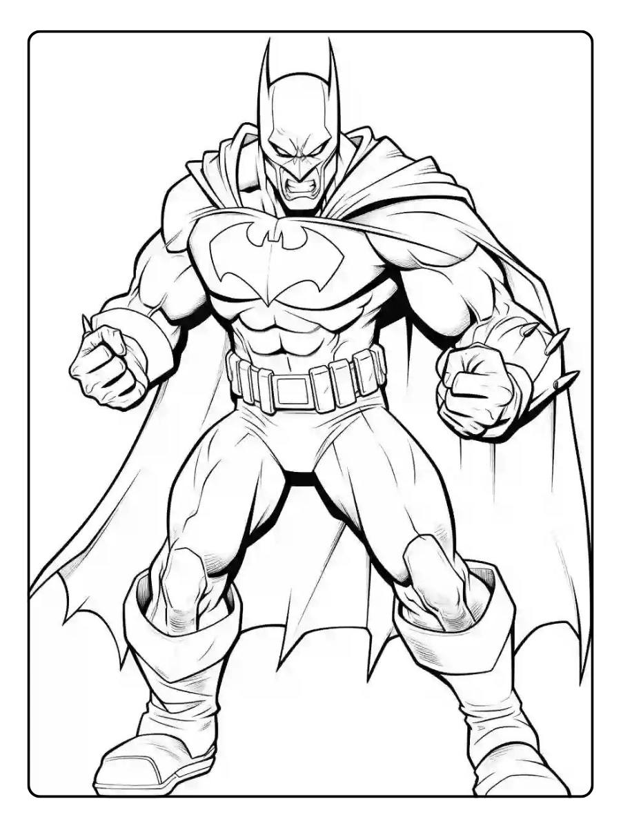 Coloriage Batman à imprimer