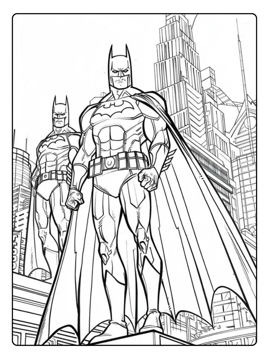 Coloriage Batman super héros