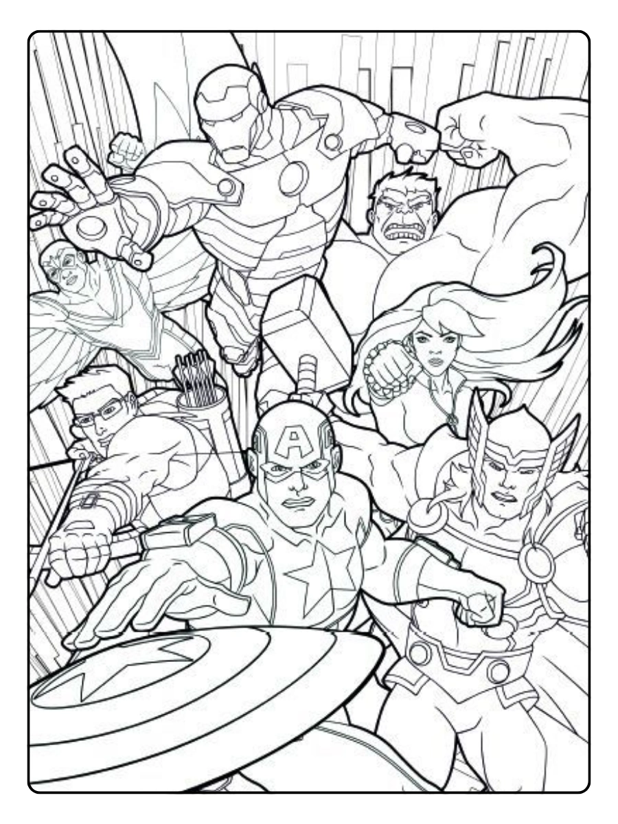 Coloriage Marvel Guardians of the Galaxy
