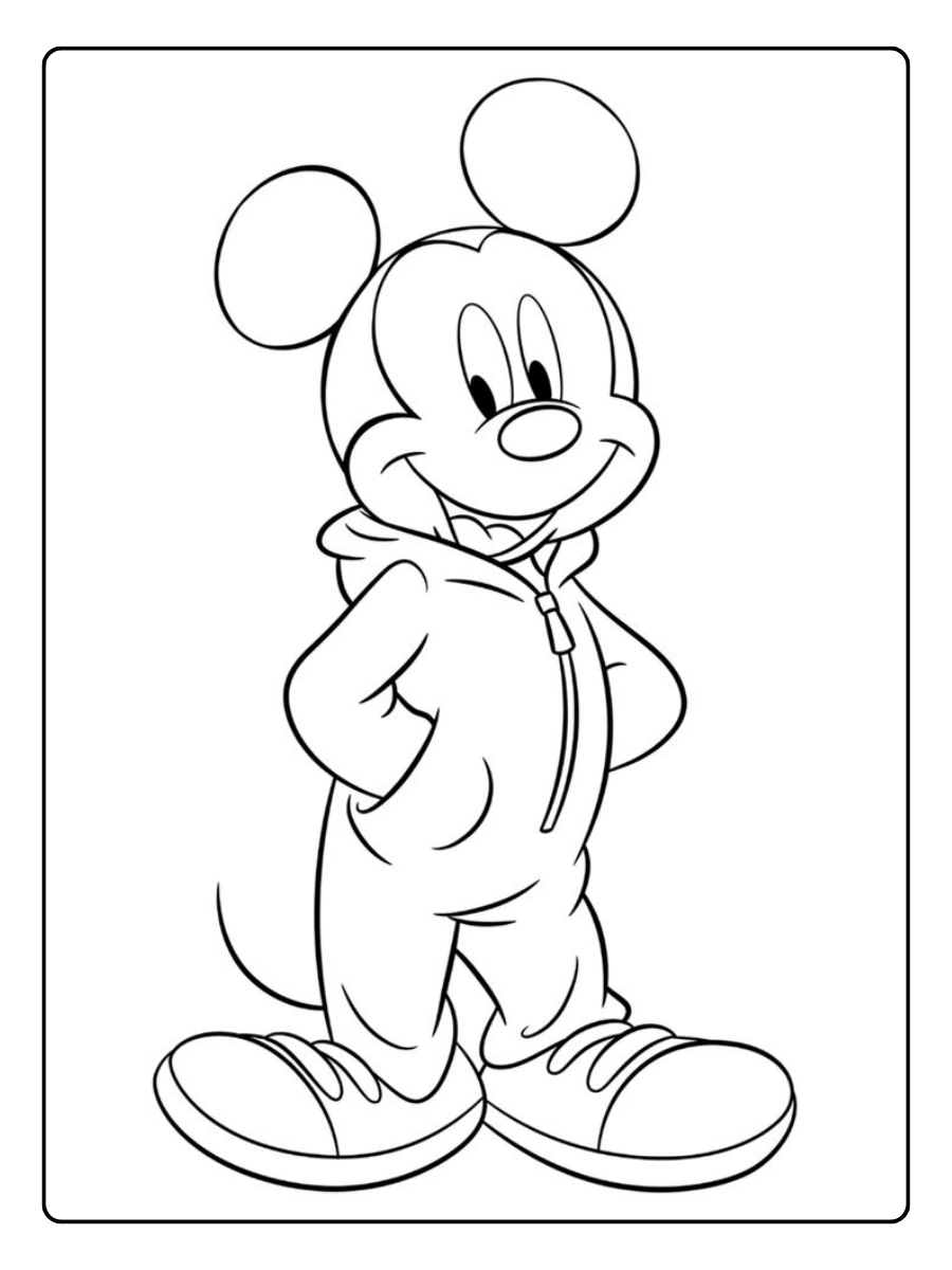 Coloriage Mickey à colorier