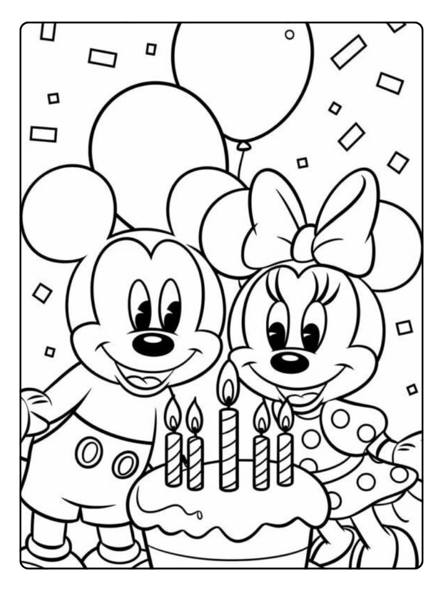 Coloriage Mickey à imprimer