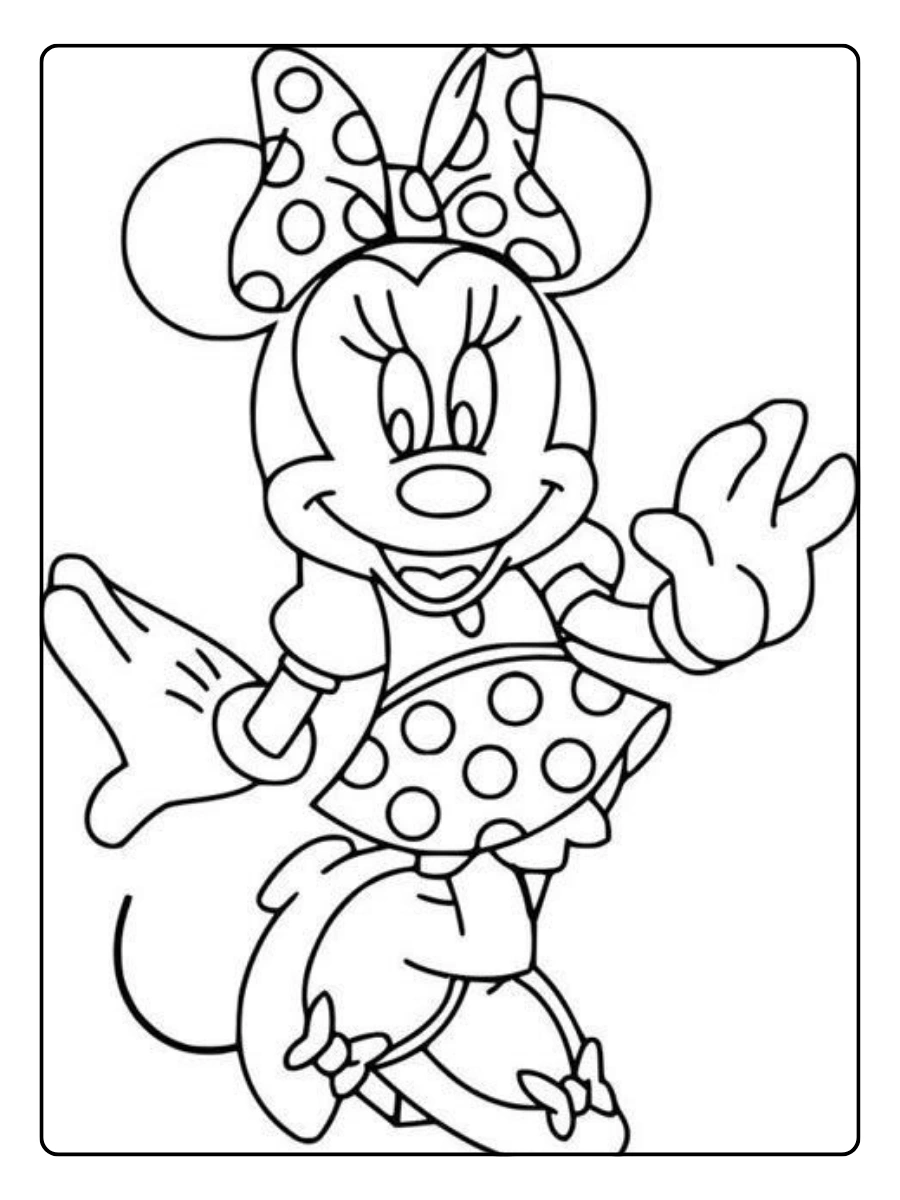 Coloriage Mickey dessin simple