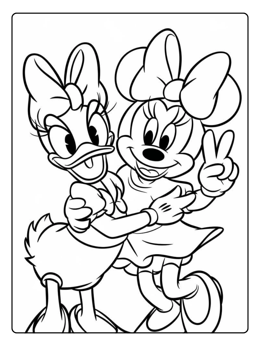 Coloriage Mickey mignon