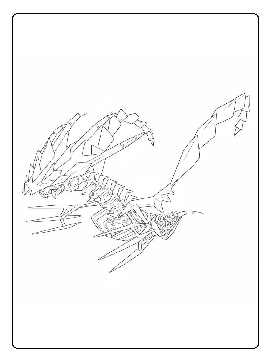 Coloriage Pokémon Légendaire Eternatus