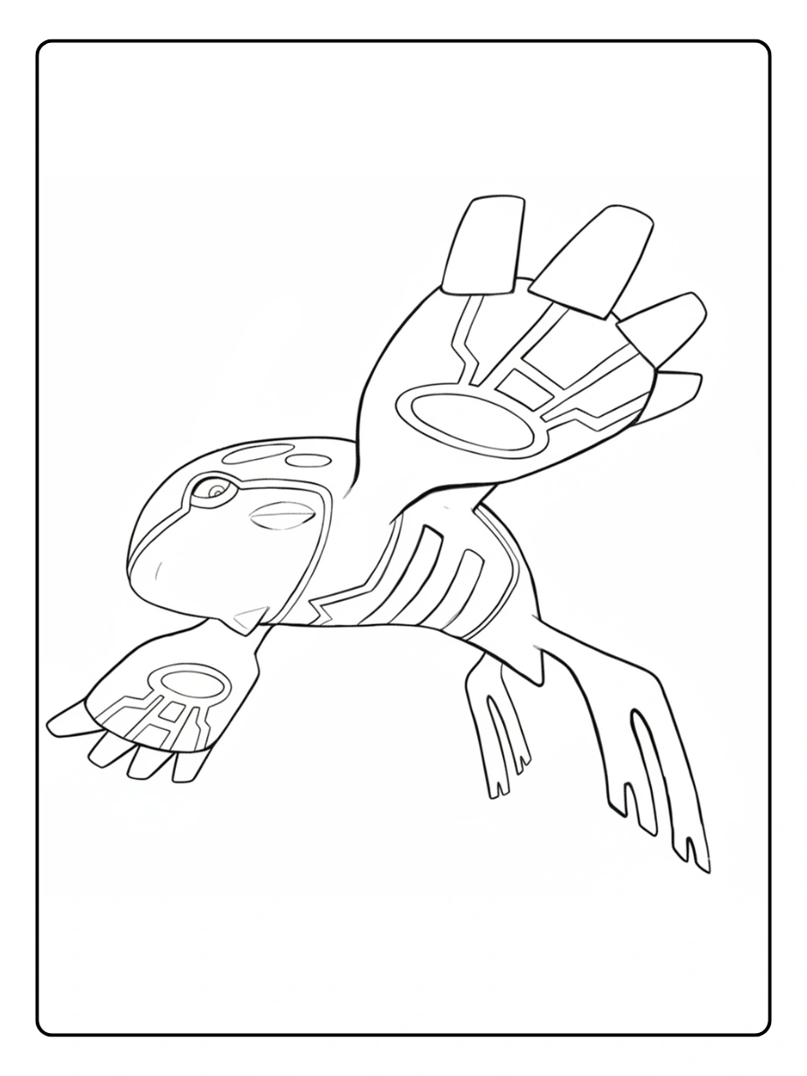 Coloriage Pokémon Légendaire Kyogre