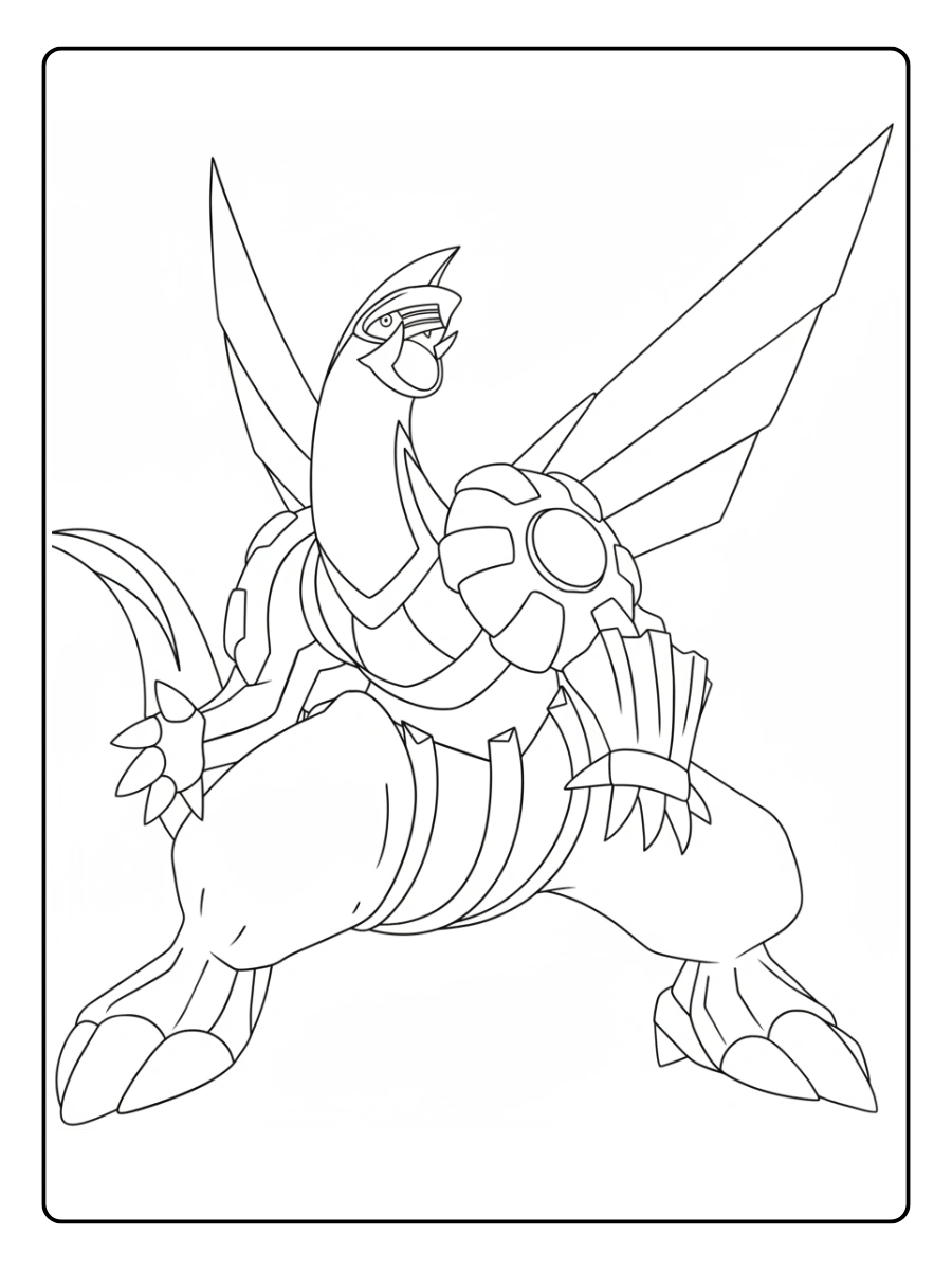 Coloriage Pokémon Légendaire Palkia