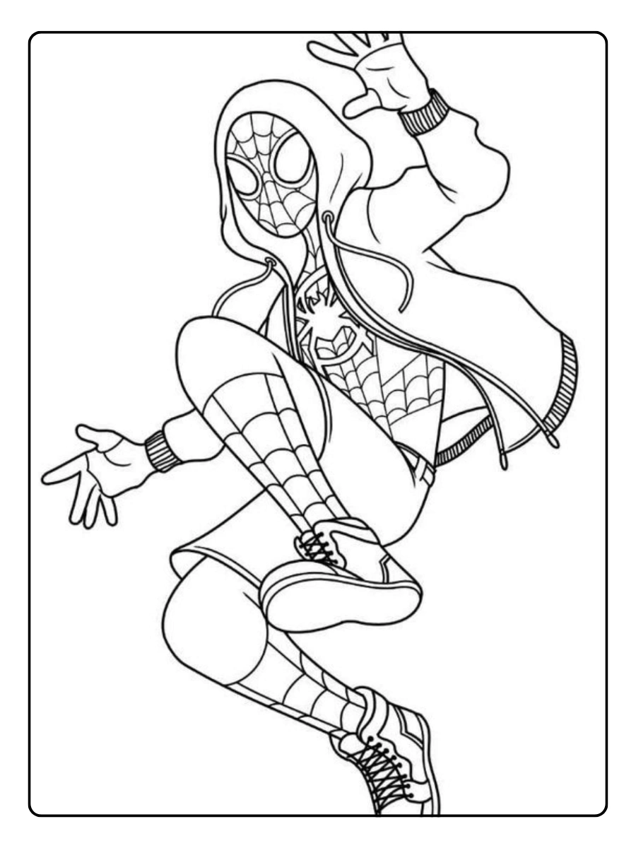 Coloriage Spiderman à colorier