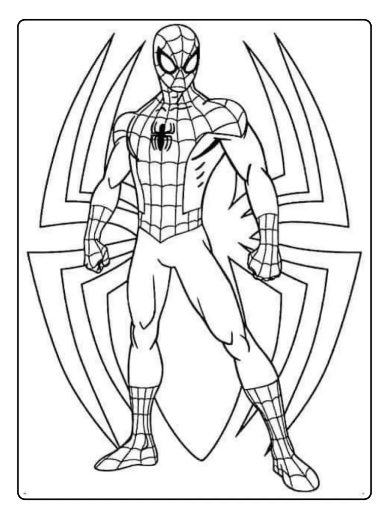 Coloriage Spiderman à Imprimer Gratuitement (PDF)