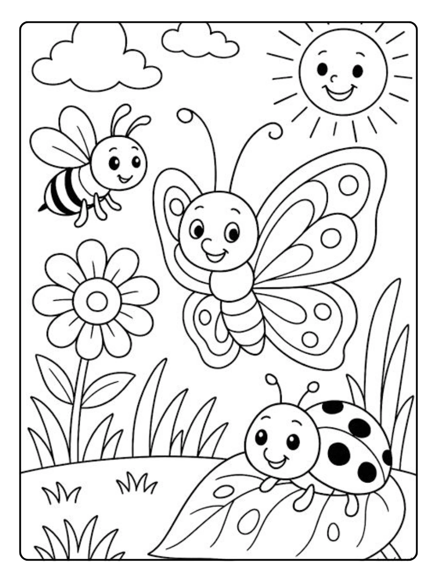 Coloriage abeille réaliste