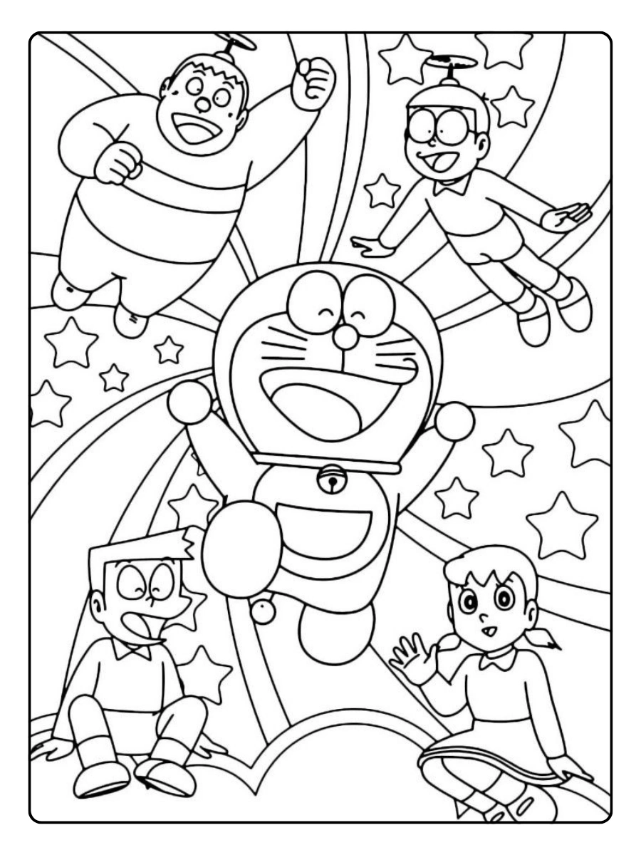 Coloriage kawaii chibi