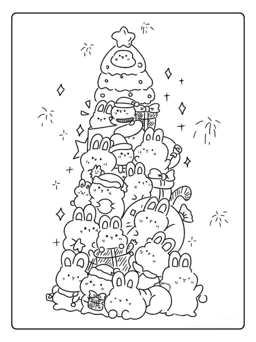 Coloriage kawaii fantasy