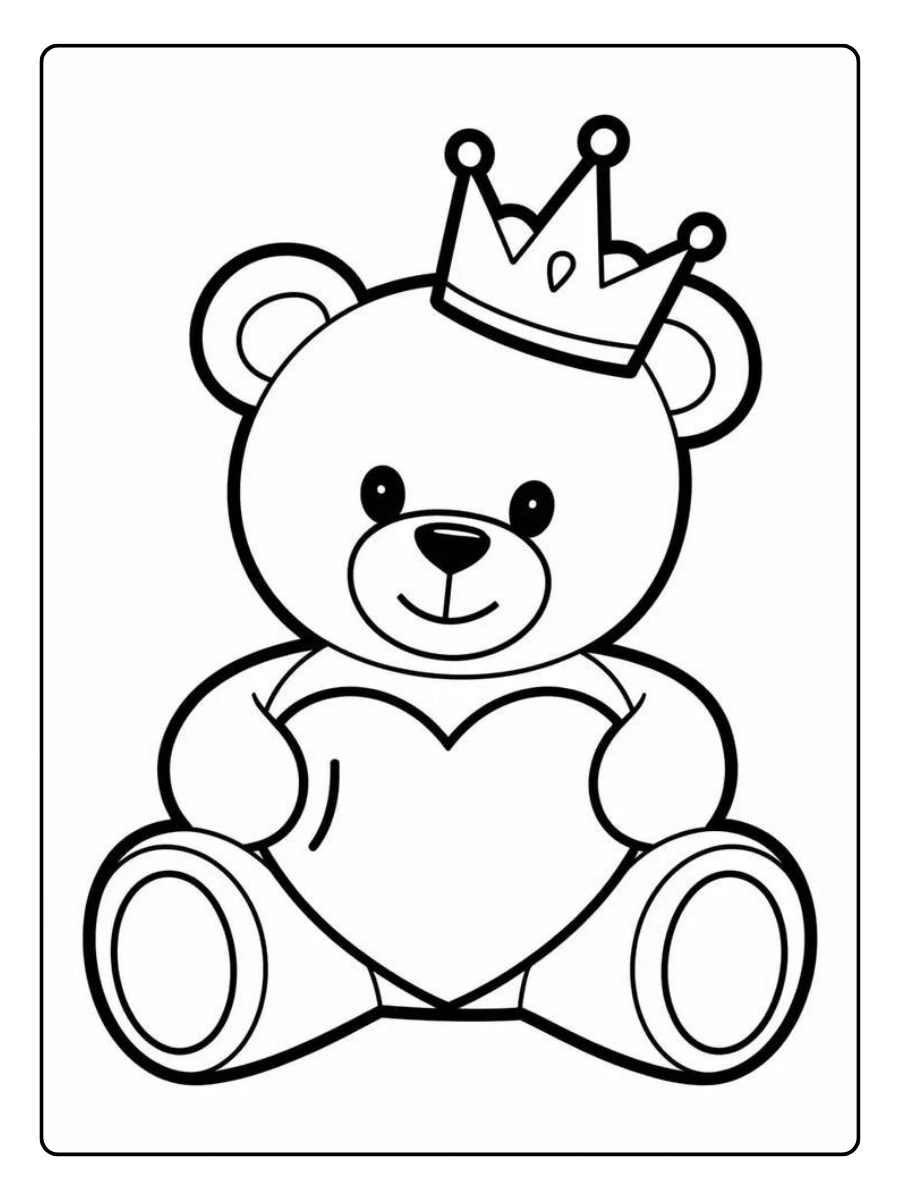 Coloriage ours à colorier