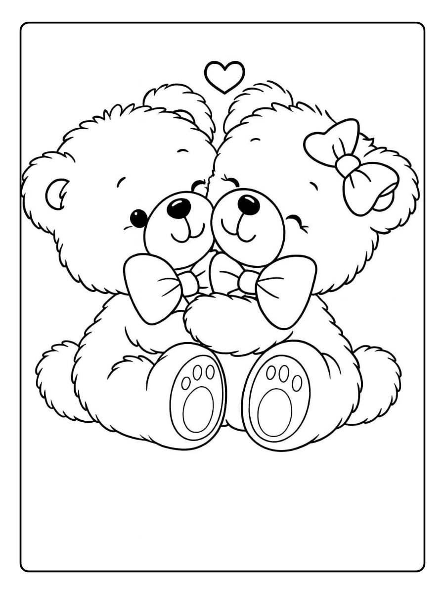 Coloriage ours à imprimer