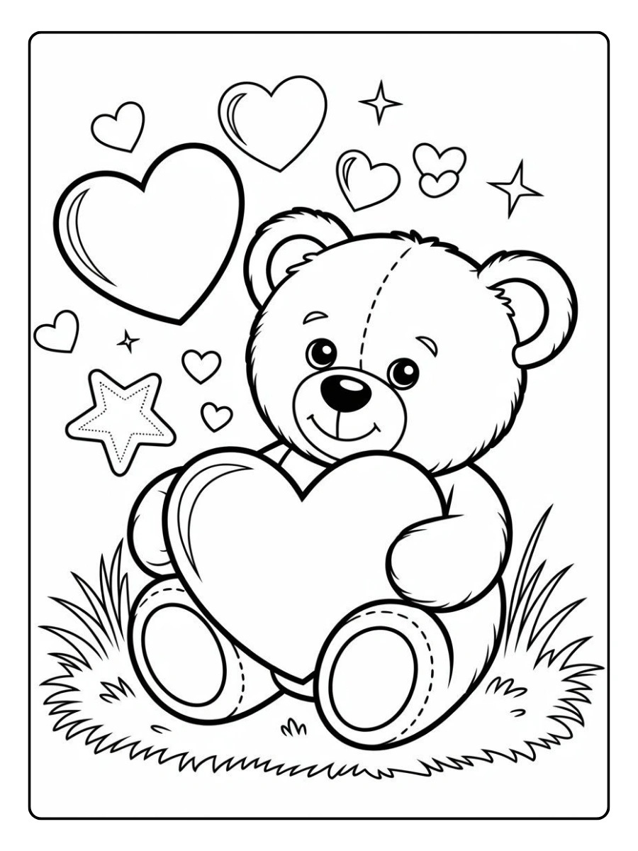 Coloriage ours pour enfants