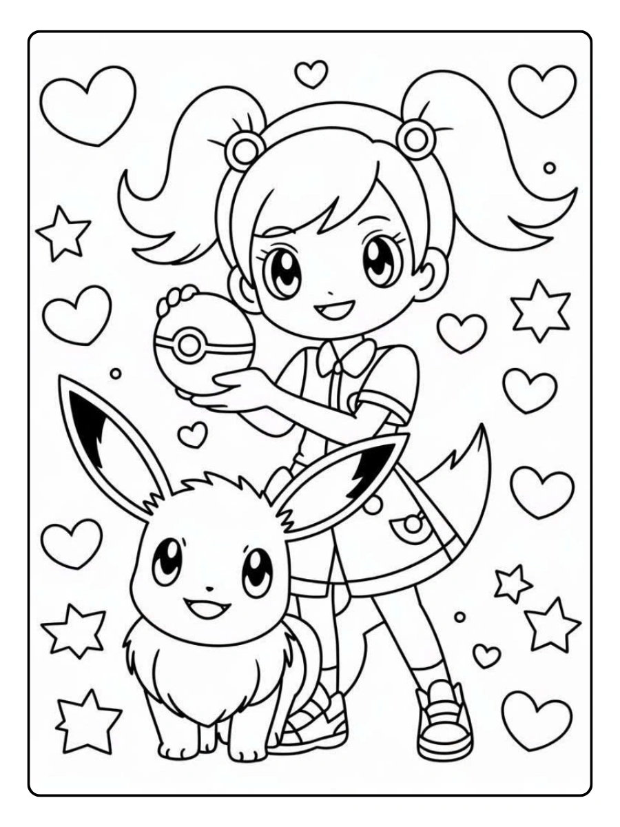 Pages de coloriage Pokémon activité enfant