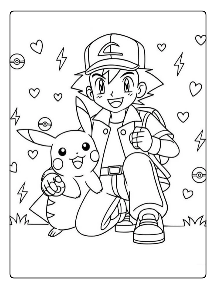 Pages de coloriage Pokémon version chibi