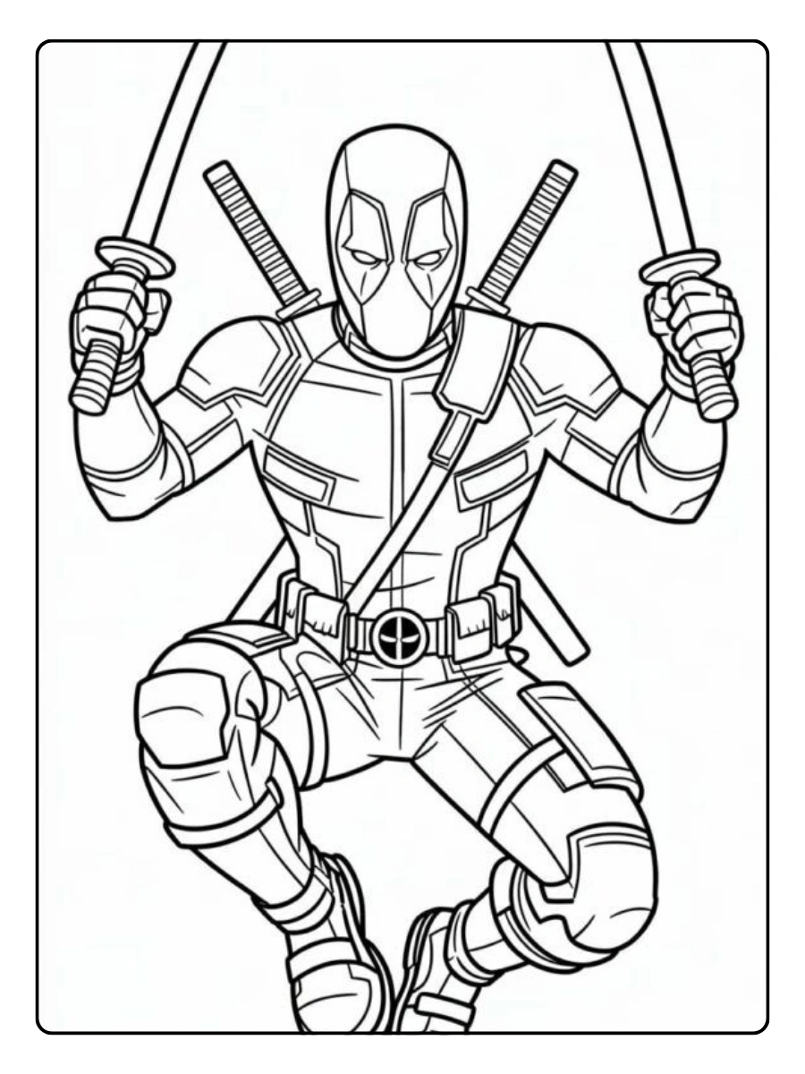 coloriage Avengers à imprimer