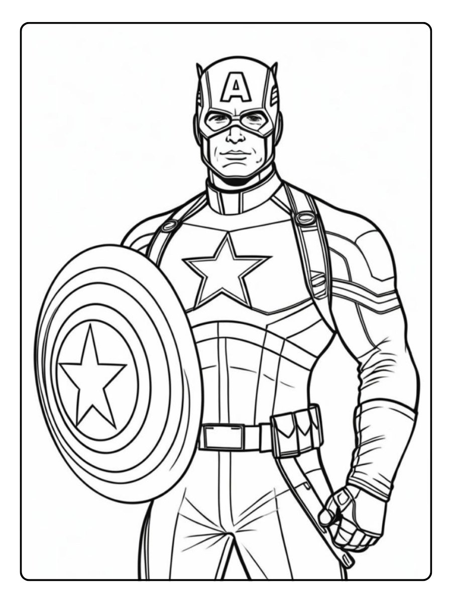 coloriage Avengers chibi