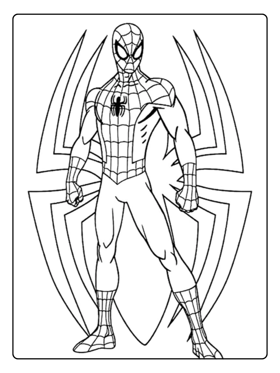 coloriage Spidey super héros