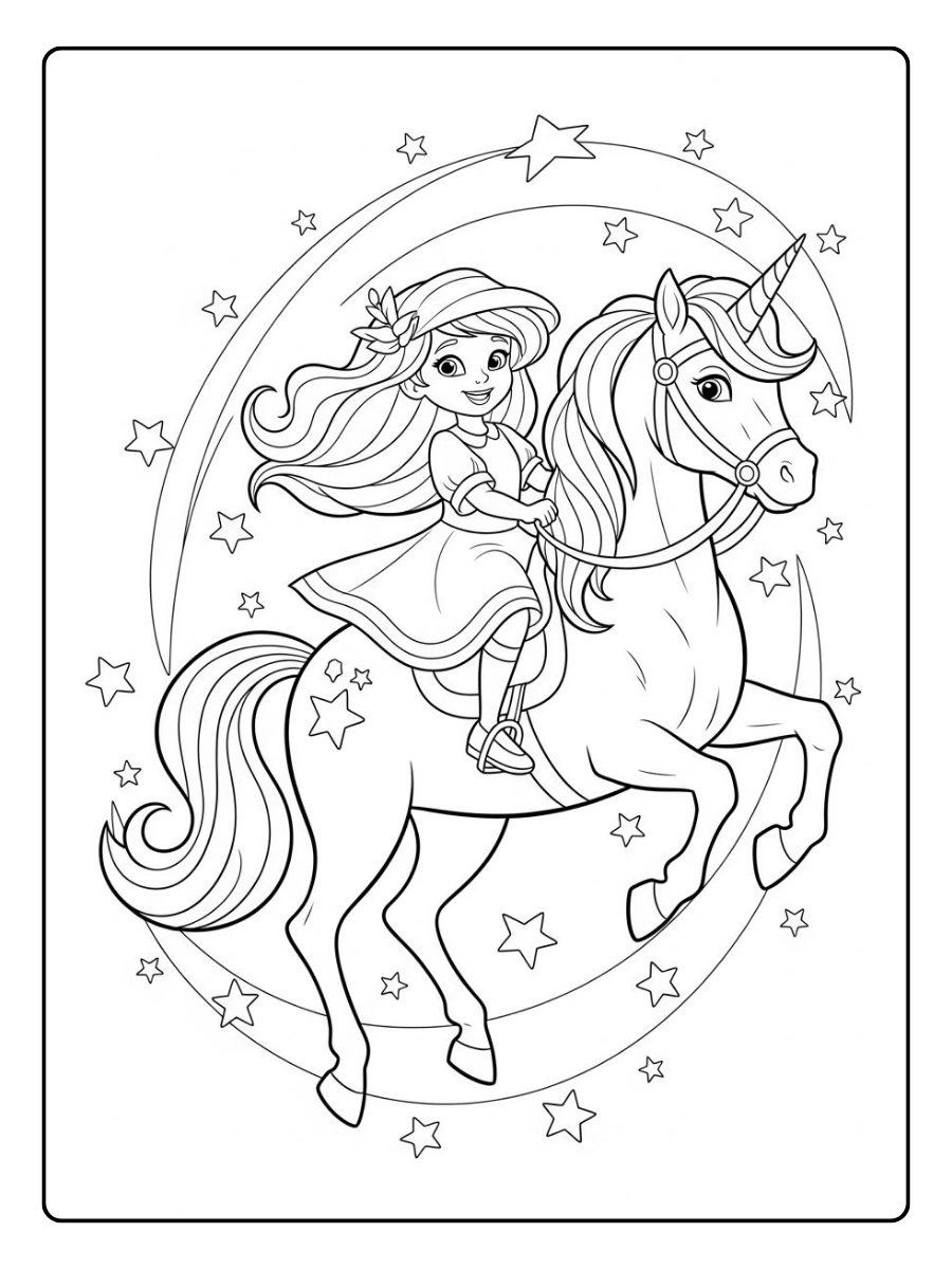 coloriage cheval ailé fantastique