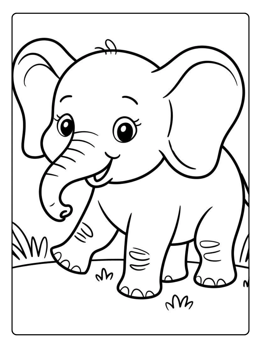 coloriage éléphant mandala