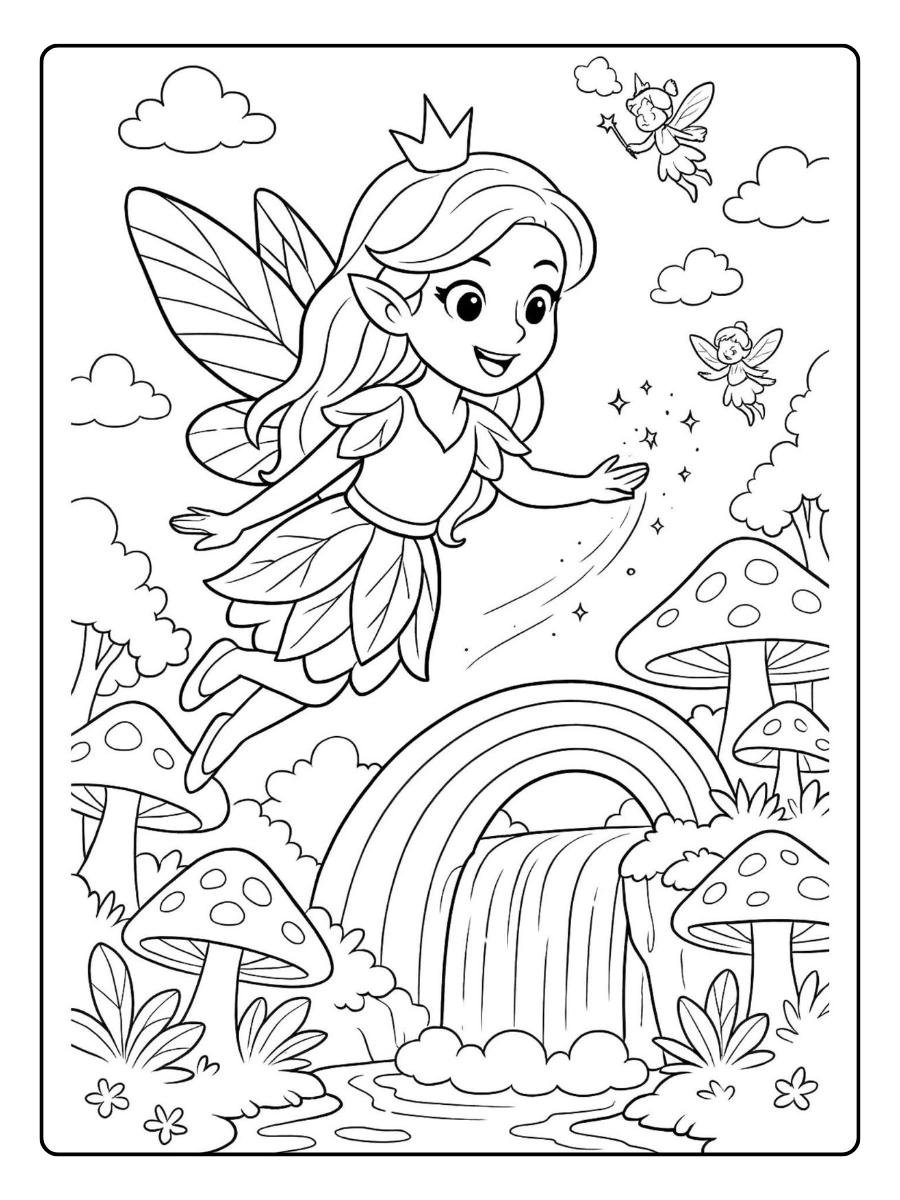 coloriage monde magique