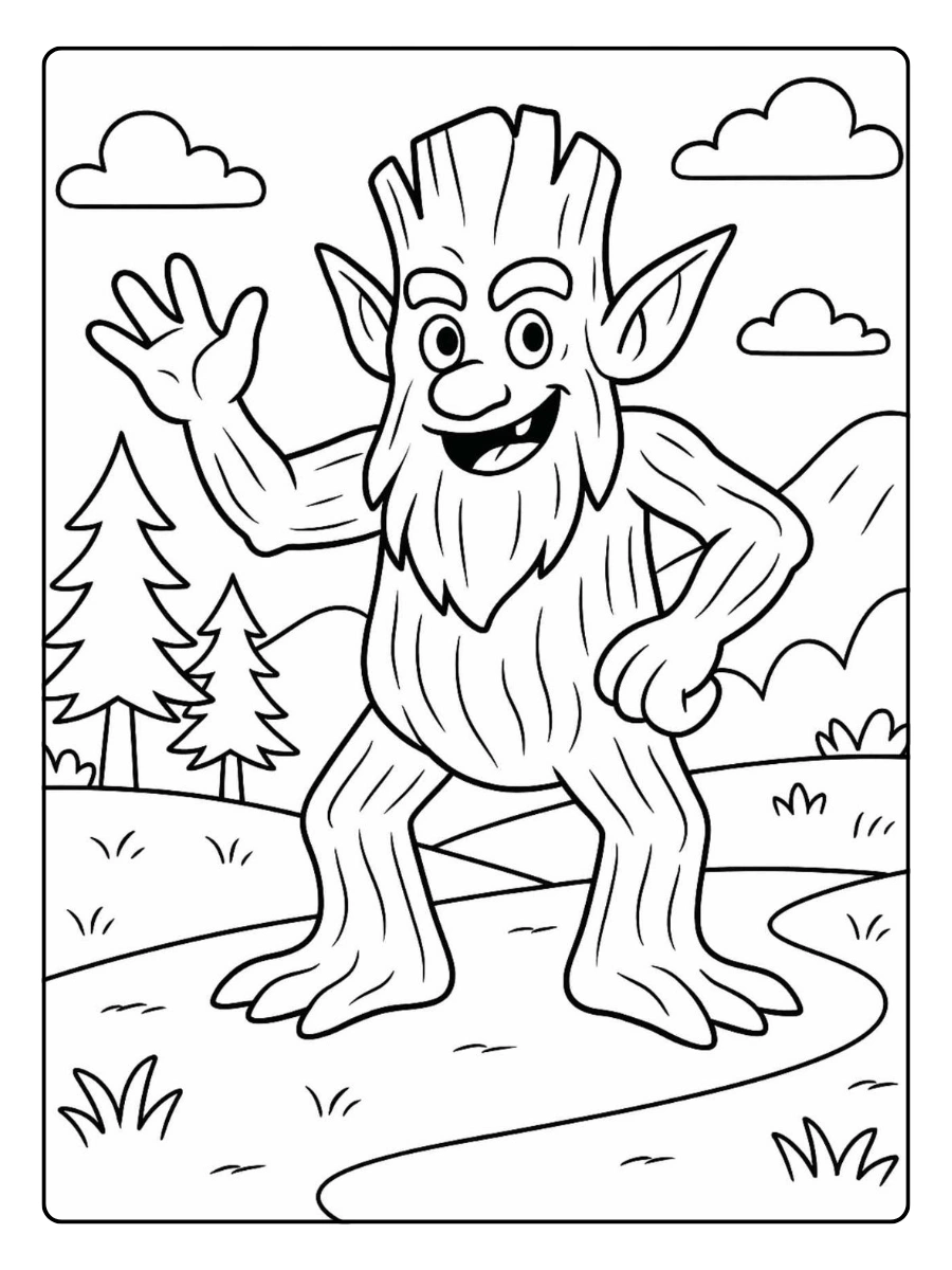 coloriage monstre fantastique