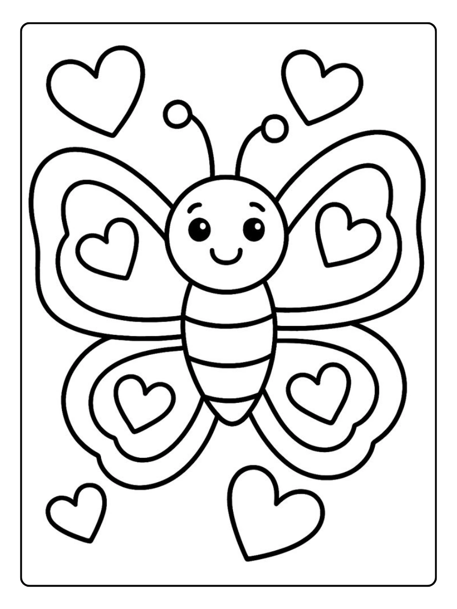coloriage papillon artistique