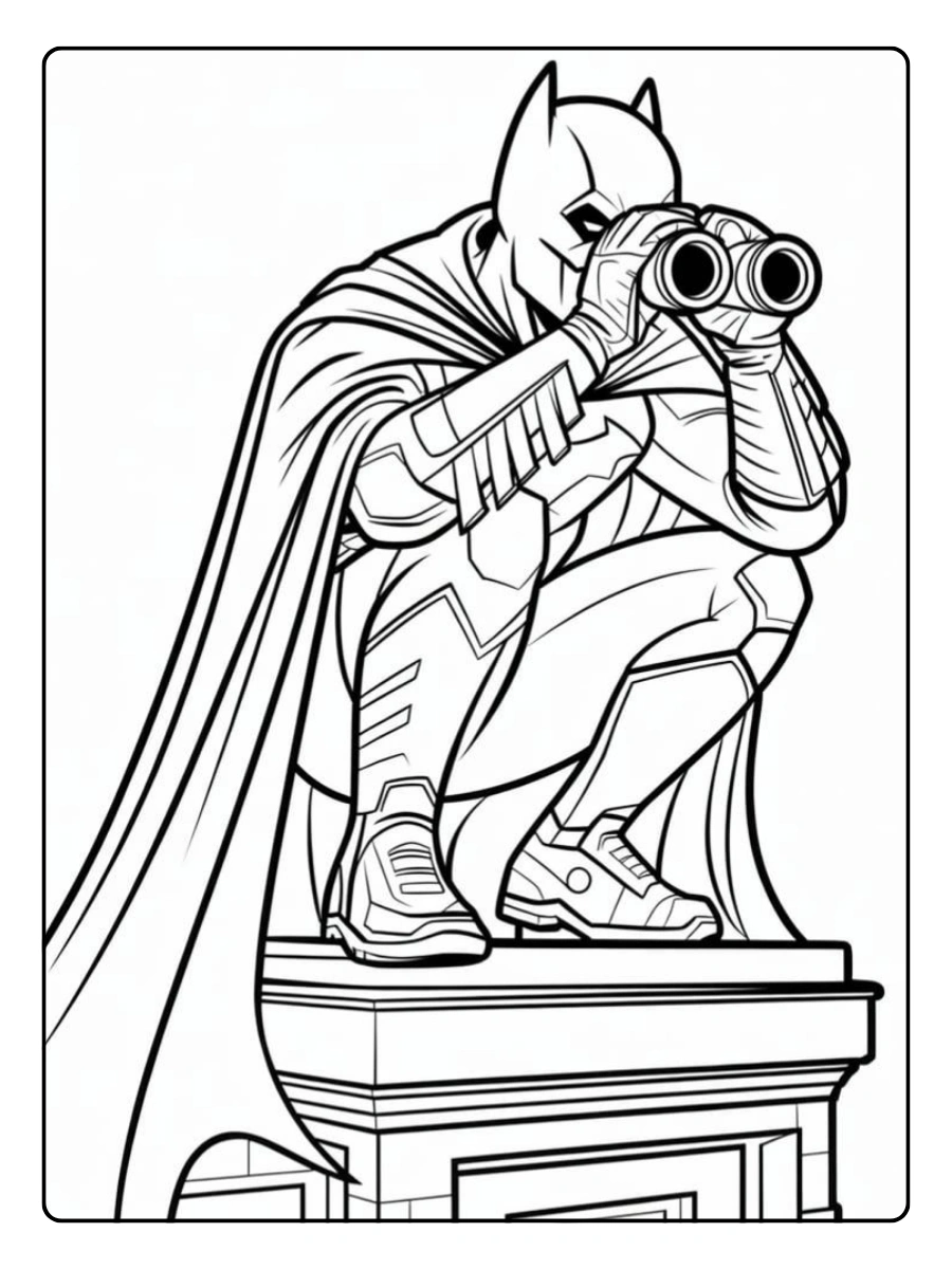 coloriage super héros équipe