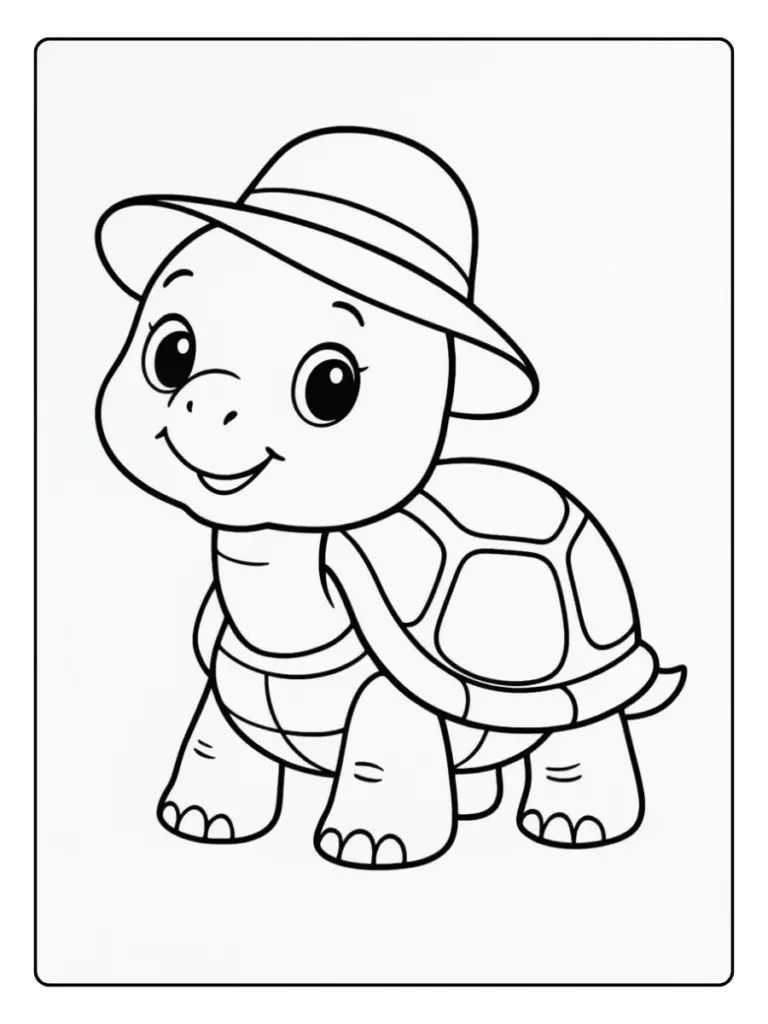 coloriage tortue terrestre