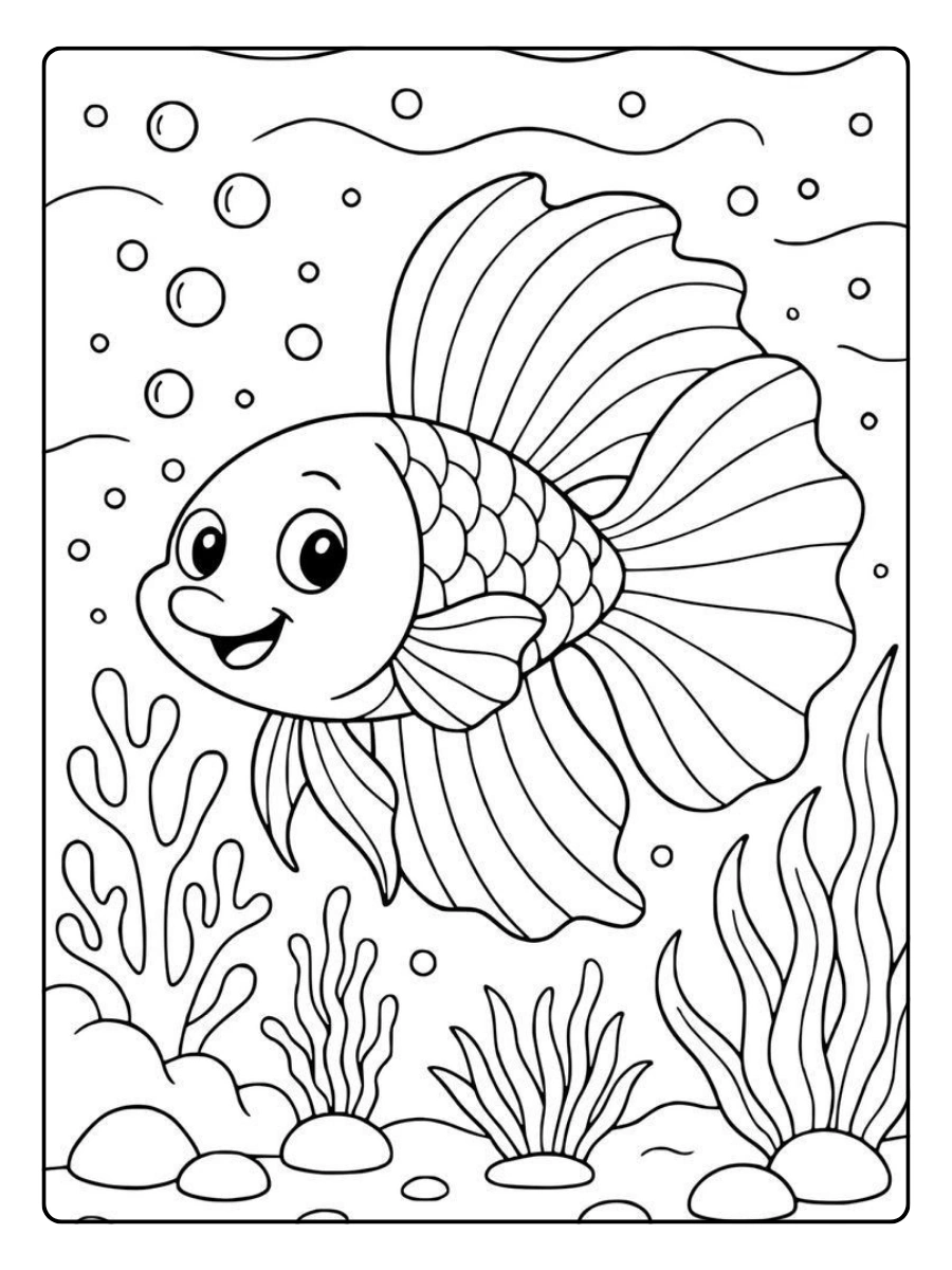 poisson coloriage école maternelle