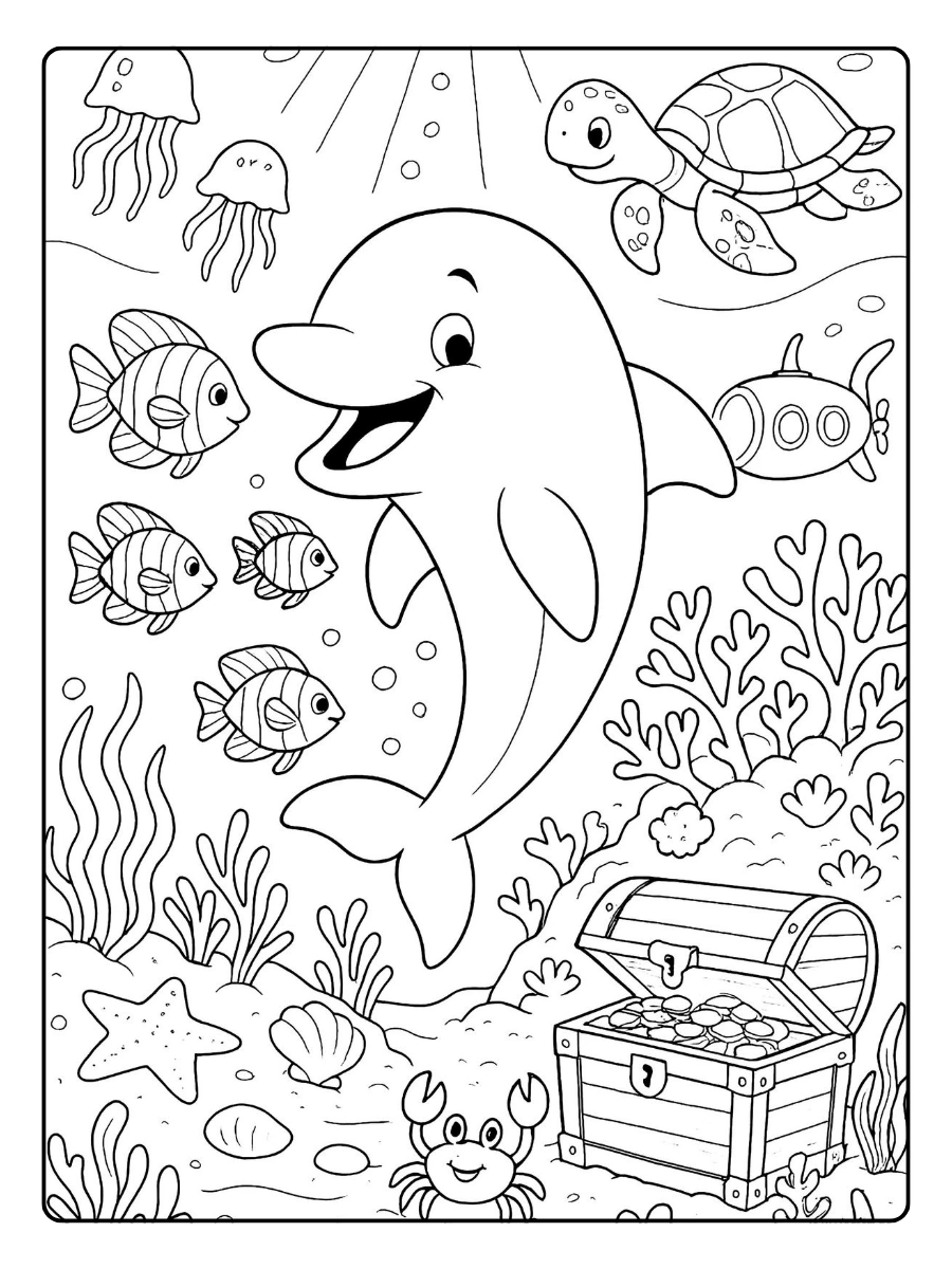 poisson coloriage mandala