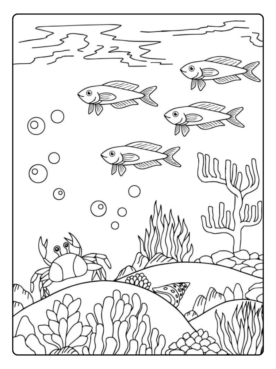 poisson coloriage poisson rouge