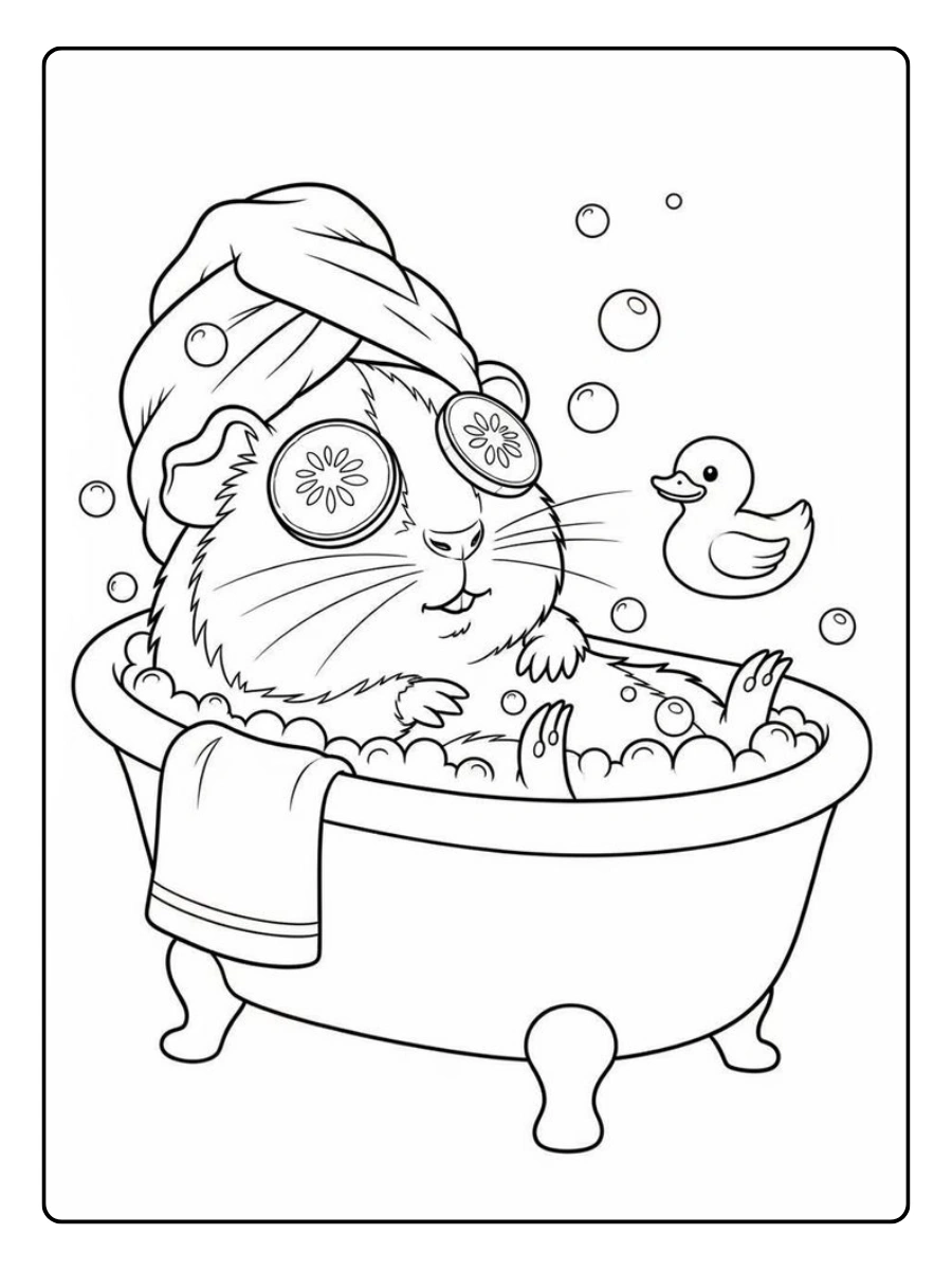 Animaux kawaii bébé coloriage