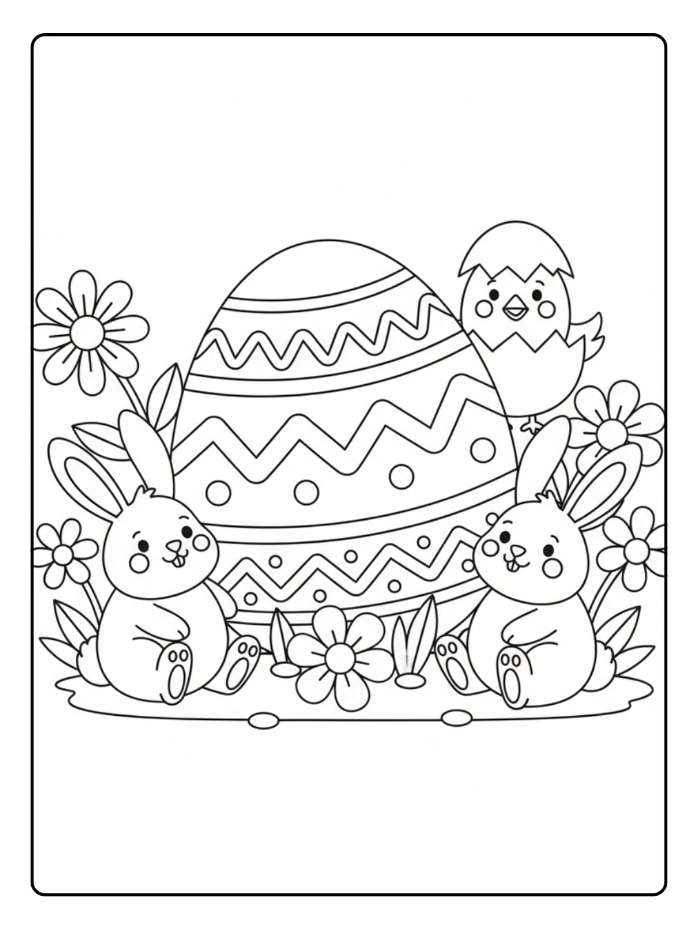Coloriage Pâques Gratuit