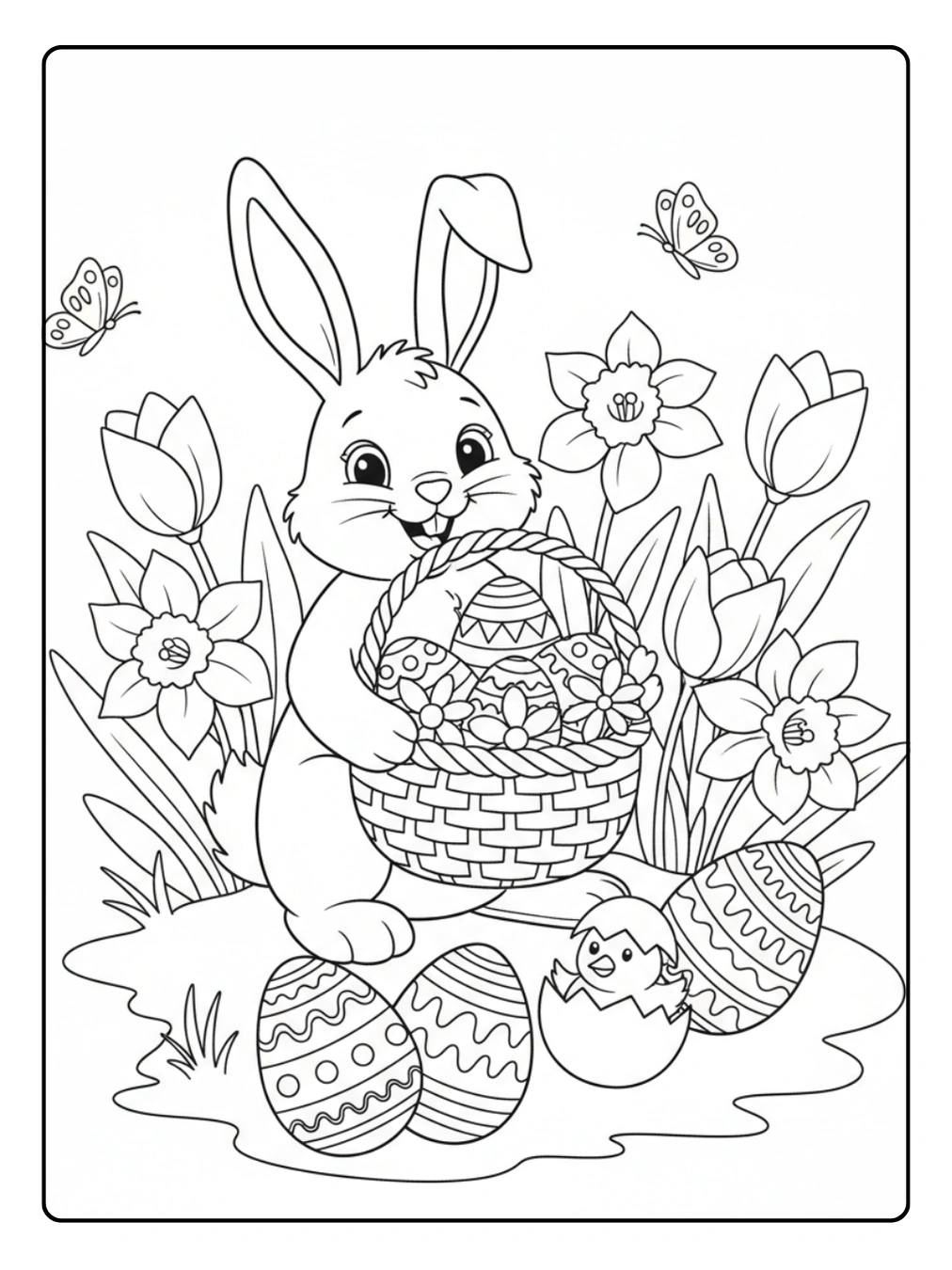 Coloriage Pâques à Imprimer