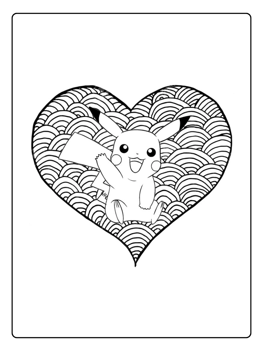 Coloriage Pokémon mandala pour adultes