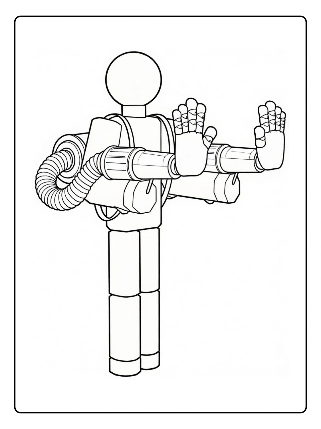 Coloriage Poppy Playtime Chapter 5 (18)