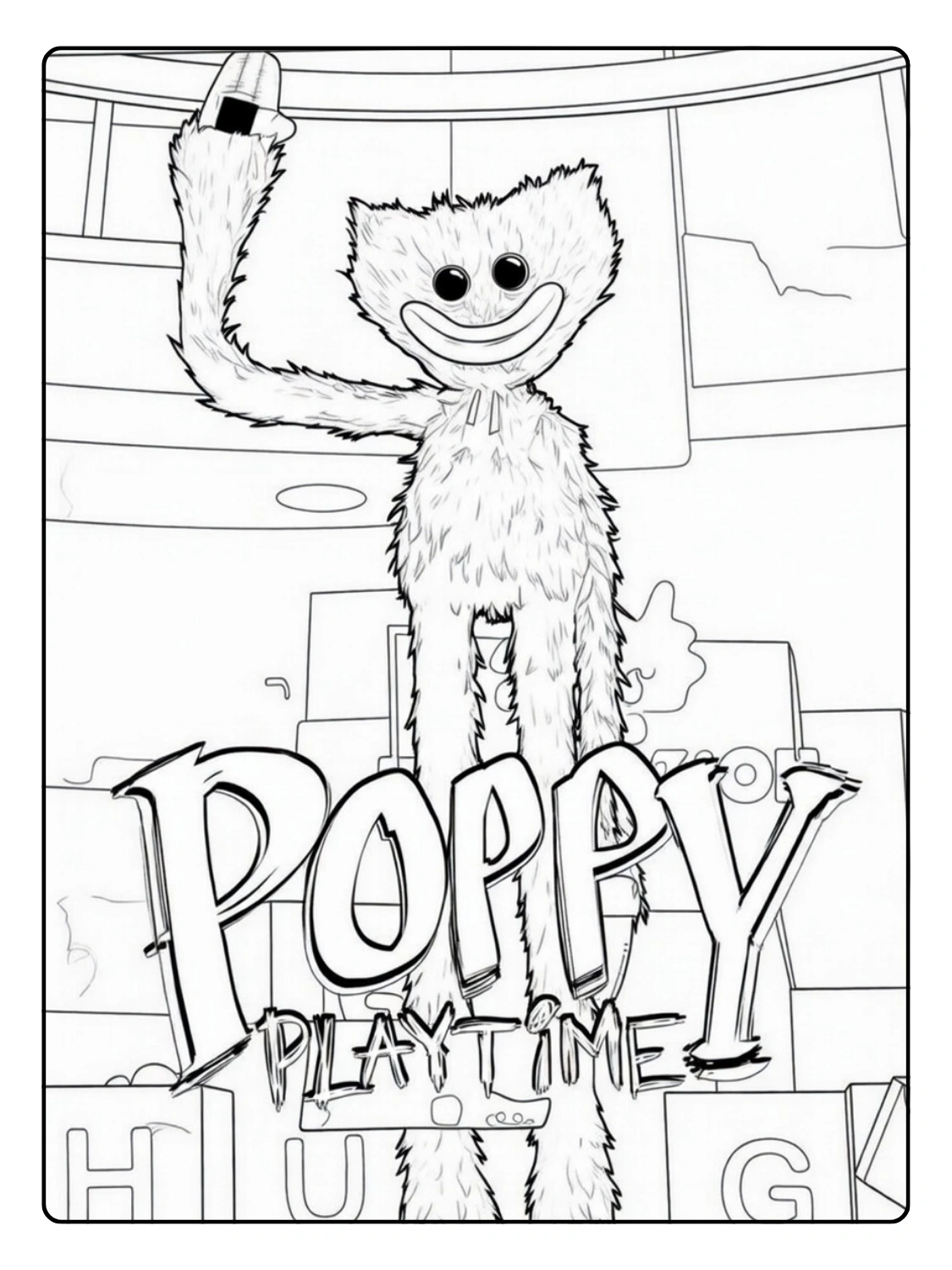 Coloriage Poppy Playtime Chapter 5 (2)