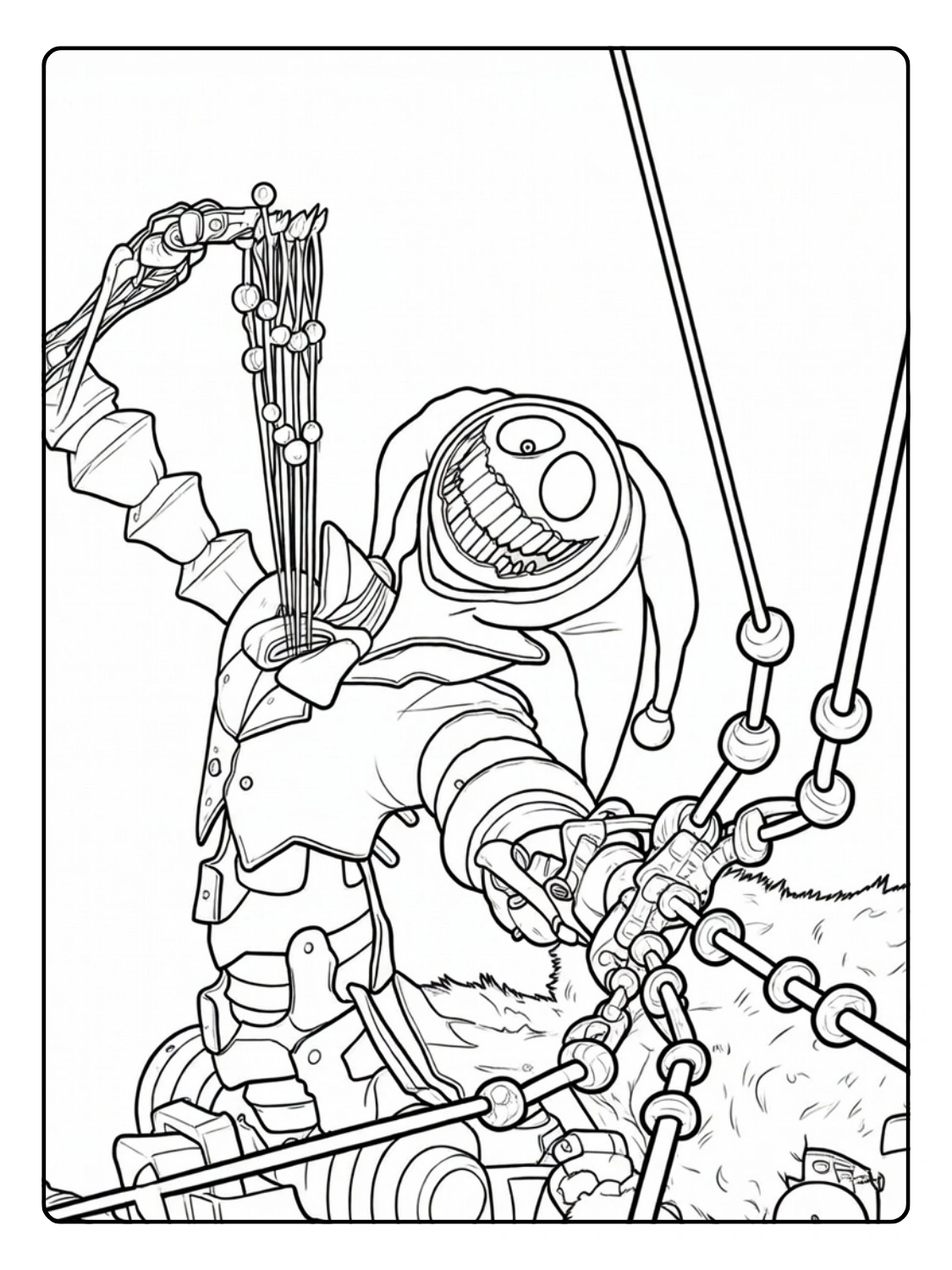 Coloriage Poppy Playtime Chapter 5 (20)