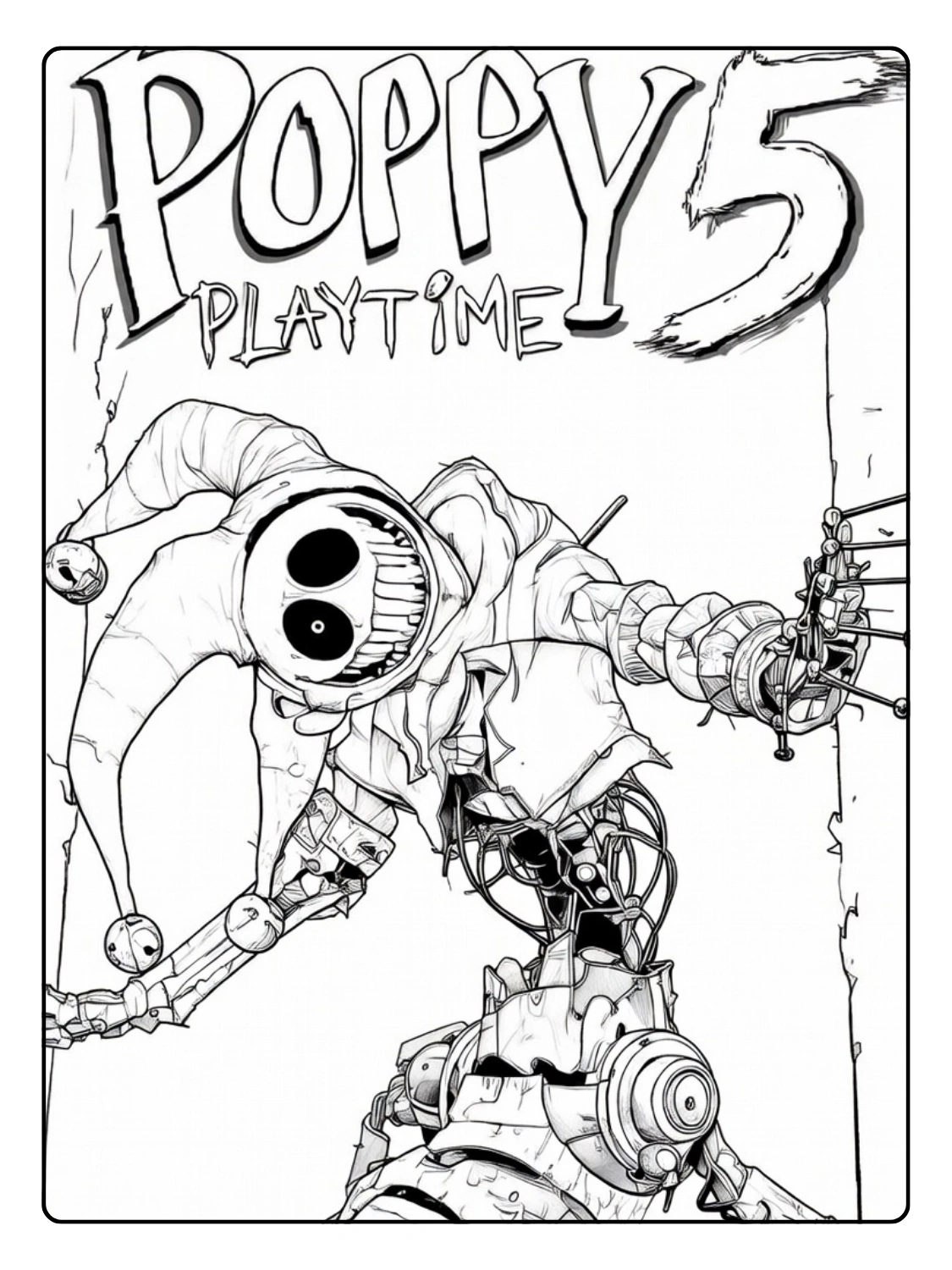 Coloriage Poppy Playtime Chapter 5 (23)