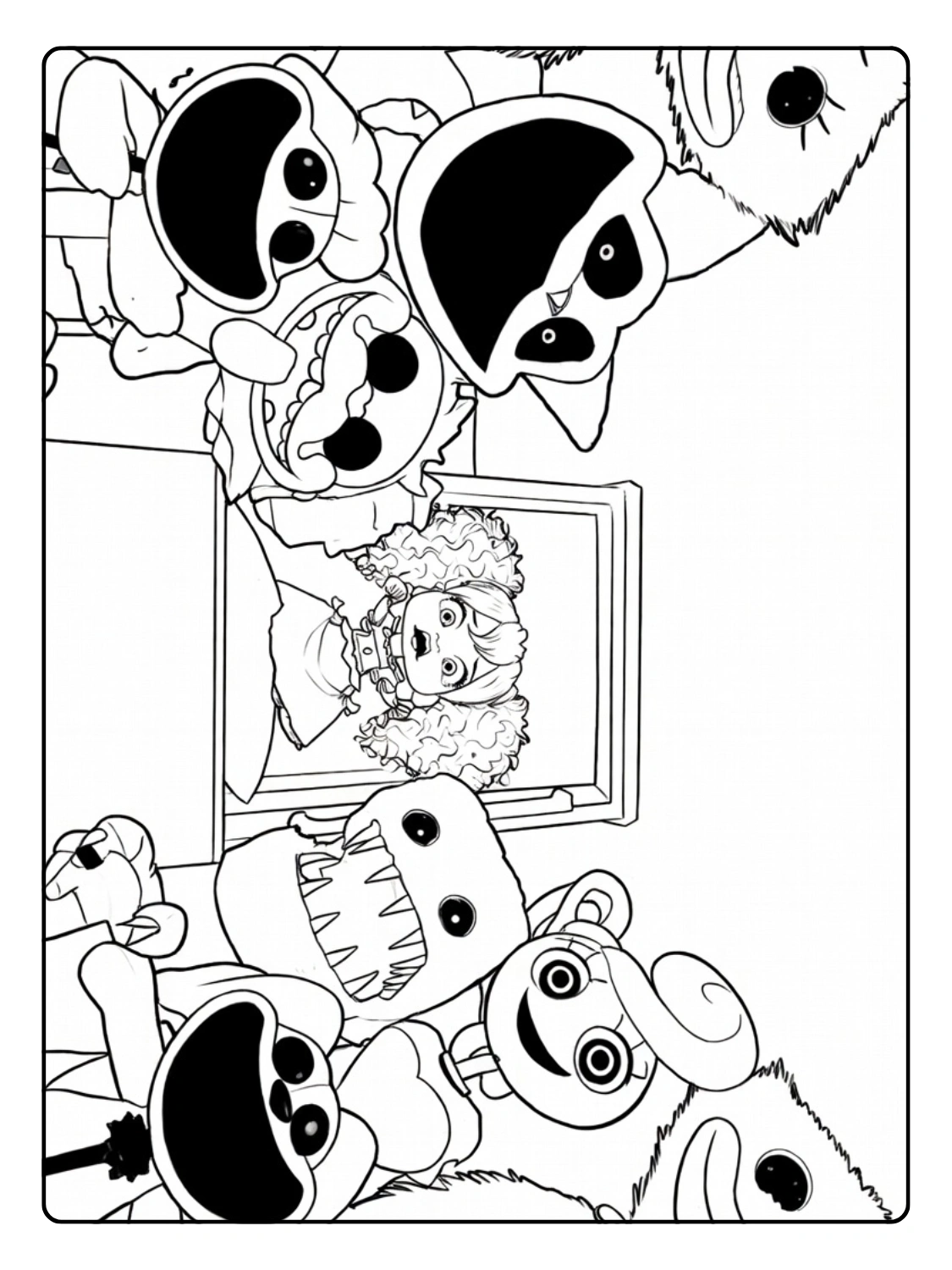 Coloriage Poppy Playtime Chapter 5 (25)