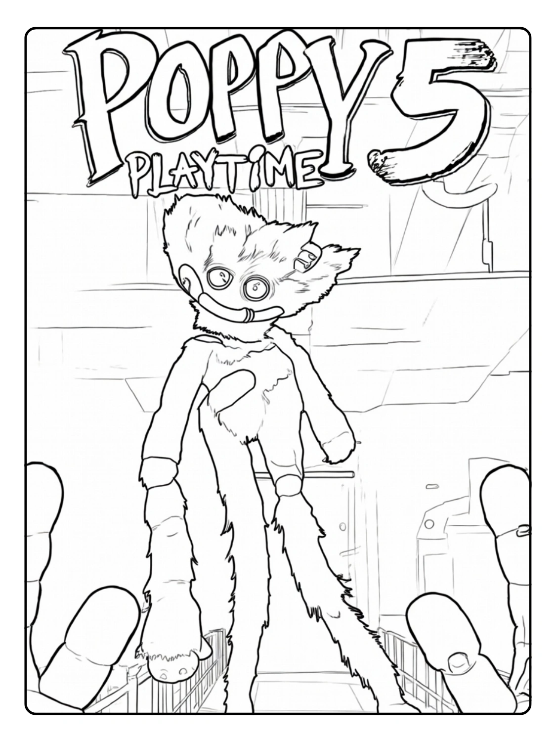 Coloriage Poppy Playtime Chapter 5 (3)