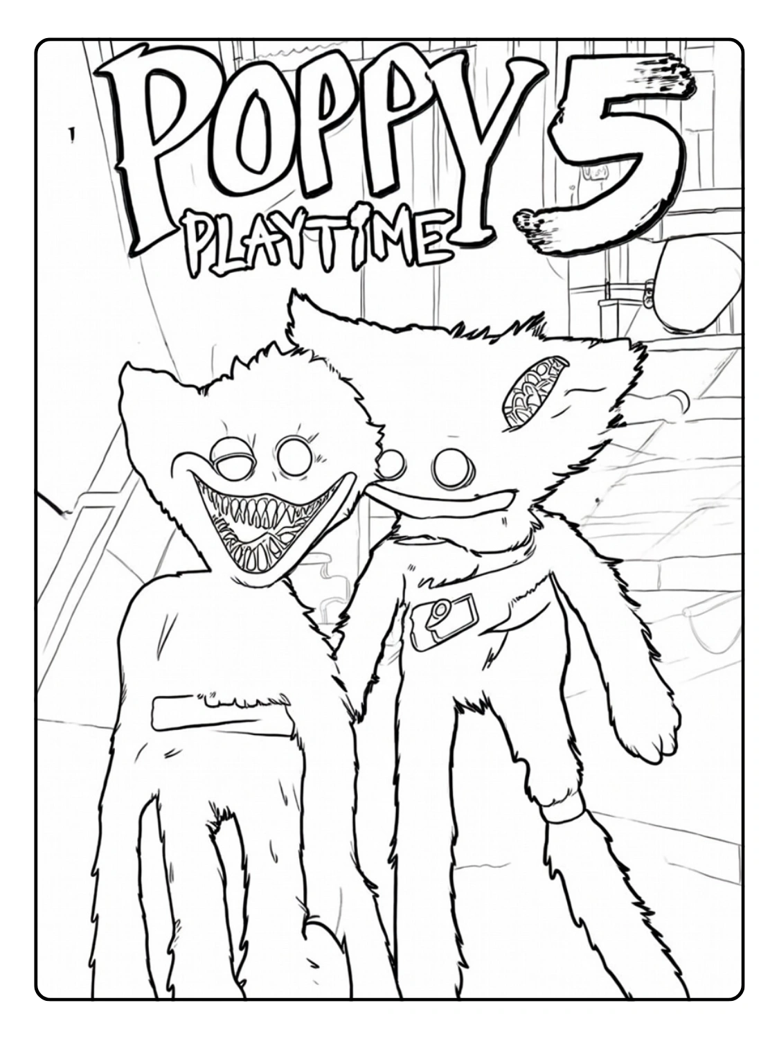 Coloriage Poppy Playtime Chapter 5 (4)