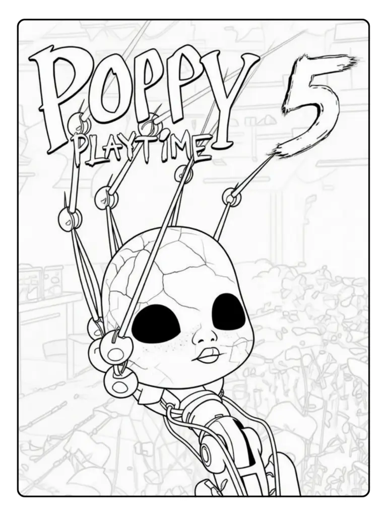 Coloriage Poppy Playtime Chapter 5