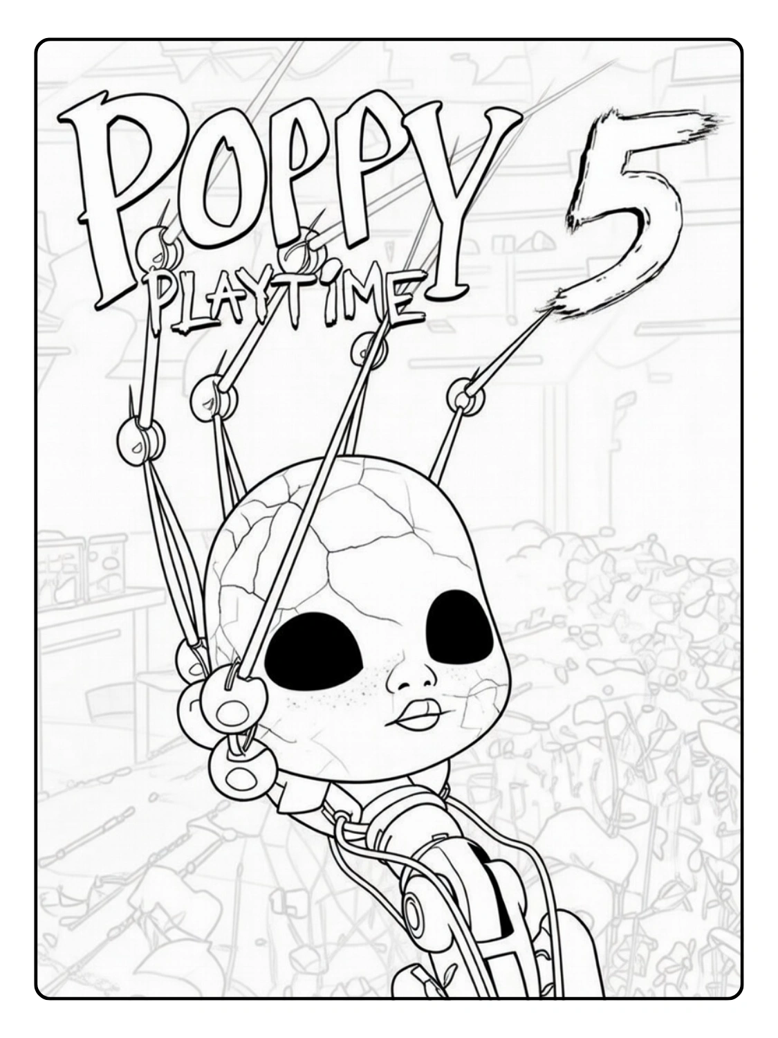 Coloriage Poppy Playtime Chapter 5