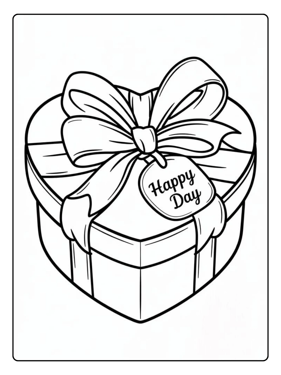 Coloriage Saint Valentin cœur mandala