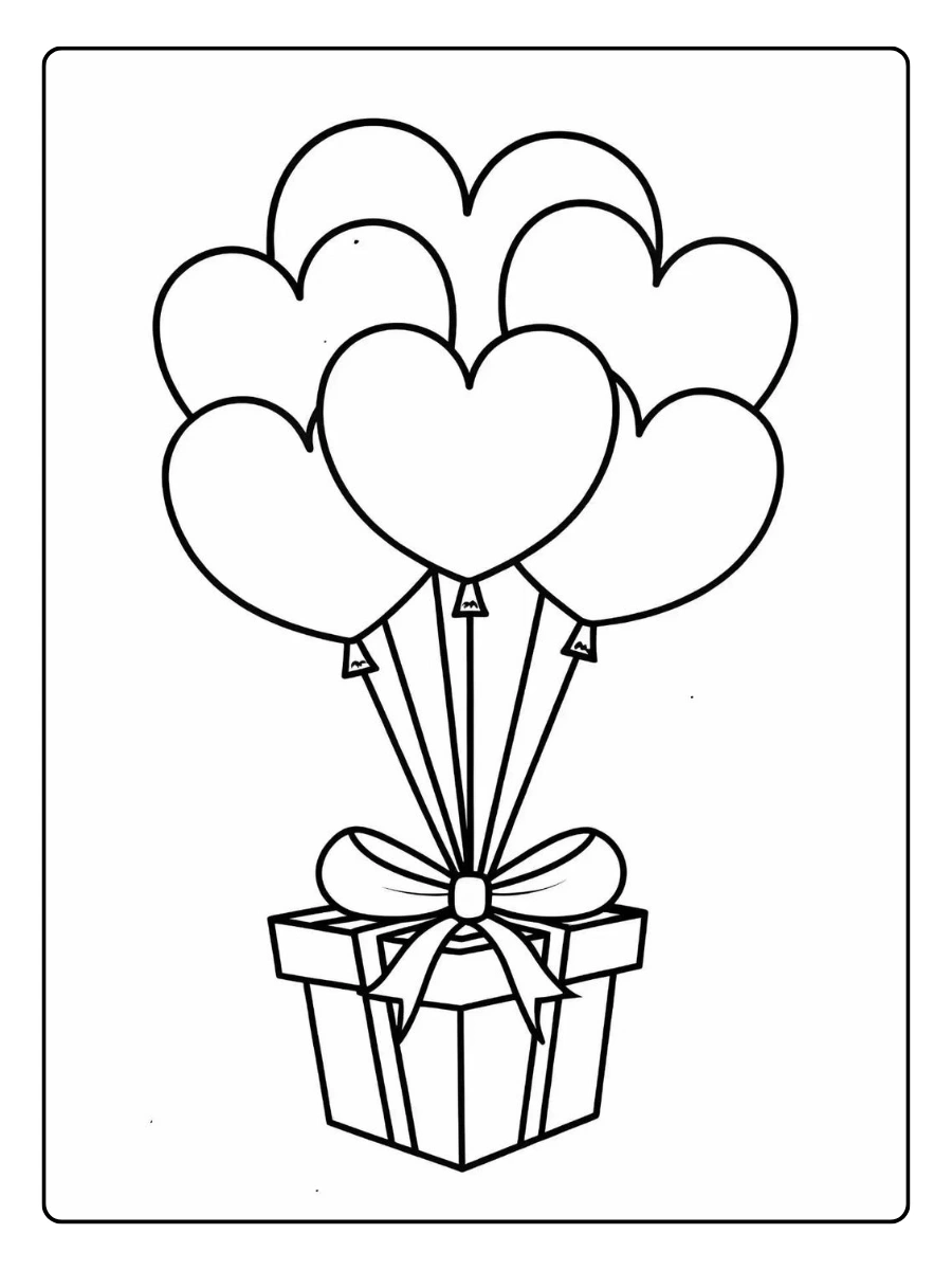 Coloriage Saint Valentin gratuit